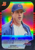2005 Bowman Chrome #84 Greg Maddux Refractor Baseball Card