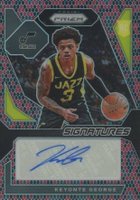 2023 Panini Prizm Rookie Signatures #RSIGEO Keyonte George Snakeskin Basketball Card