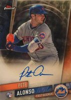 2019 Finest Autographs #FA-PA Pete Alonso Superfractor 1/1 Baseball Card