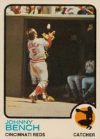 1973 Topps #380 Johnny Bench Baseball Card