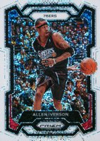 2023 Panini Prizm #184 Allen Iverson White Sparkle Basketball Card