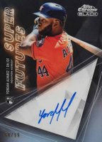 2020 Topps Chrome Black Super Futures Autographs #YA Yordan Alvarez Baseball Card