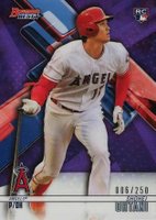 2018 Bowman's Best #1 Shohei Ohtani Purple Refractor Baseball Card