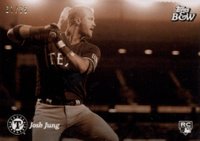 2023 Topps Black and White #46 Josh Jung Sepia Filter Baseball Card