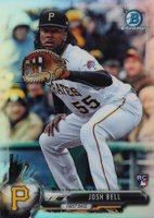 2017 Bowman Chrome #70 Josh Bell Refractor Baseball Card