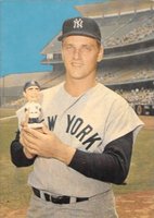 1961 Bobbing-Head Doll Advertising Card # Roger Maris Baseball Card