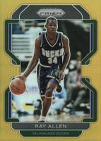 2021 Panini Prizm #251 Ray Allen Gold Prizm Basketball Card