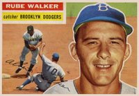 1956 Topps #333 Rube Walker Baseball Card