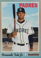 2019 Topps Heritage #517 Fernando Tatis Jr. Silver Metal Baseball Card