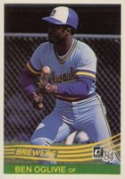 1984 Donruss #229 Ben Oglivie Baseball Card