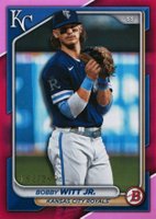 2024 Bowman #59 Bobby Witt Jr. Fuchsia Baseball Card