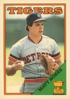 1988 Topps Tiffany #645 Matt Nokes Baseball Card