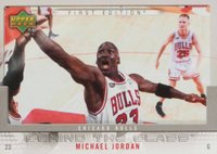 2007 Upper Deck First Edition Behind the Glass #BG-MJ Michael Jordan Basketball Card