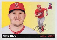 2020 Topps Archives #50 Mike Trout Baseball Card