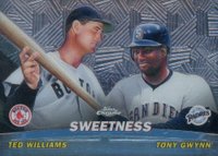 2001 Topps Chrome Combos #TC15 Tony Gwynn/Ted Williams Baseball Card