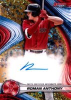 2024 Bowman's Best Best of 2024 Autographs #B24RA Roman Anthony Gold Mini Diamond Baseball Card