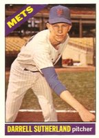 1966 Topps #191 Darrell Sutherland Baseball Card
