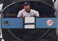 2003 Fleer E-X Diamond Essentials Game-Used #DJ Derek Jeter Baseball Card