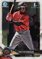2018 Bowman Chrome Prospects #BCP186 Kristian Robinson Baseball Card