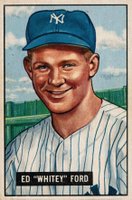 1951 Bowman #1 Whitey Ford Baseball Card