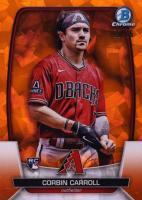 2023 Bowman Chrome Sapphire Edition #5 Corbin Carroll SP-Orange Baseball Card