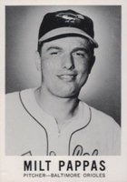 1960 Leaf #57 Milt Pappas Baseball Card