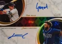 2024 Topps Dynamic Duals #24 Curtis Mead/Junior Caminero Dual Autograph-Opal Baseball Card