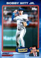 2024 Topps X Chris Berman: Boomer's Baseball #10 Bobby Witt Jr. Baseball Card