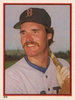 1983 Topps Stickers #308 Wade Boggs Baseball Card