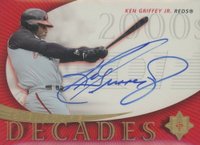 2005 Ultimate Signature Edition Signature Decades #SD-KG Ken Griffey Jr. Baseball Card