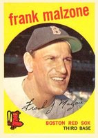 1959 Topps #220 Frank Malzone Baseball Card