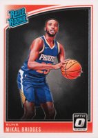 2018 Panini Donruss Optic #200 Mikal Bridges Basketball Card