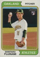2023 Topps Heritage #57 Shintaro Fujinami Rookie SP Variation Baseball Card