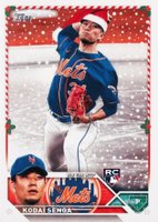 2023 Topps Holiday #H198 Kodai Senga SP Baseball Card