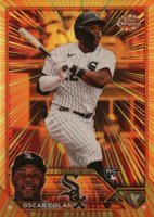 2023 Topps Chrome Radiating Rookies #RR15 Oscar Colas Baseball Card