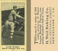 1916 Weil Baking Co. #11 Jack Barry Baseball Card