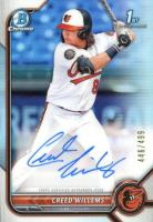 2022 Bowman Chrome Prospect Autographs #CPACW Creed Willems Refractor Baseball Card