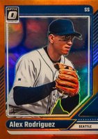 2024 Panini Donruss #6 Alex Rodriguez Optic-Orange Baseball Card