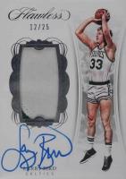 2017 Panini Flawless Vertical Patch Autograph #VP-LB Larry Bird Basketball Card