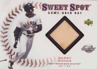 2001 Upper Deck Sweet Spot Game Bat #B-BB Barry Bonds Baseball Card