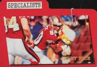1997 Ultra Specialists  #10 Jerry Rice Football Card