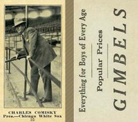 1916 Gimbels #35 Charles Comiskey Baseball Card
