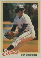 1978 Topps #629 Don Stanhouse Baseball Card