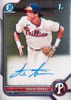 2022 Bowman Chrome Prospect Autographs #CPAGTL Gavin Tonkel Baseball Card