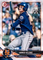 2019 Topps Transcendent VIP Party #BD6 Jarred Kelenic 2018 Bowman Draft 1/1 Baseball Card