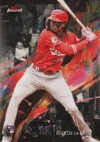 2024 Topps Finest #64 Elly de La Cruz Black Refractor Baseball Card