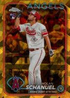 2024 Topps Chrome Sapphire Update Series #193 Nolan Schanuel Gold Baseball Card