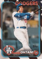 2024 Topps #500 Shohei Ohtani Independence Day Baseball Card