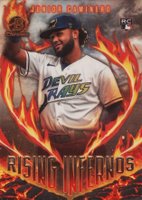 2024 Bowman Rising Infernos #RI6 Junior Caminero Baseball Card