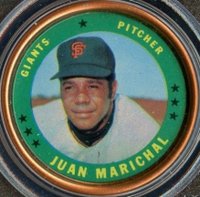 1971 Topps Coins #125 Juan Marichal Baseball Card